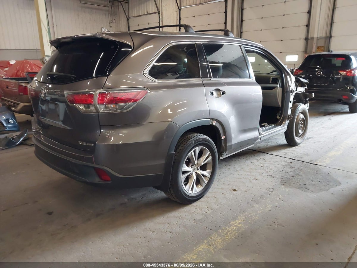 2015 TOYOTA HIGHLANDER XLE V6 — снимка 4