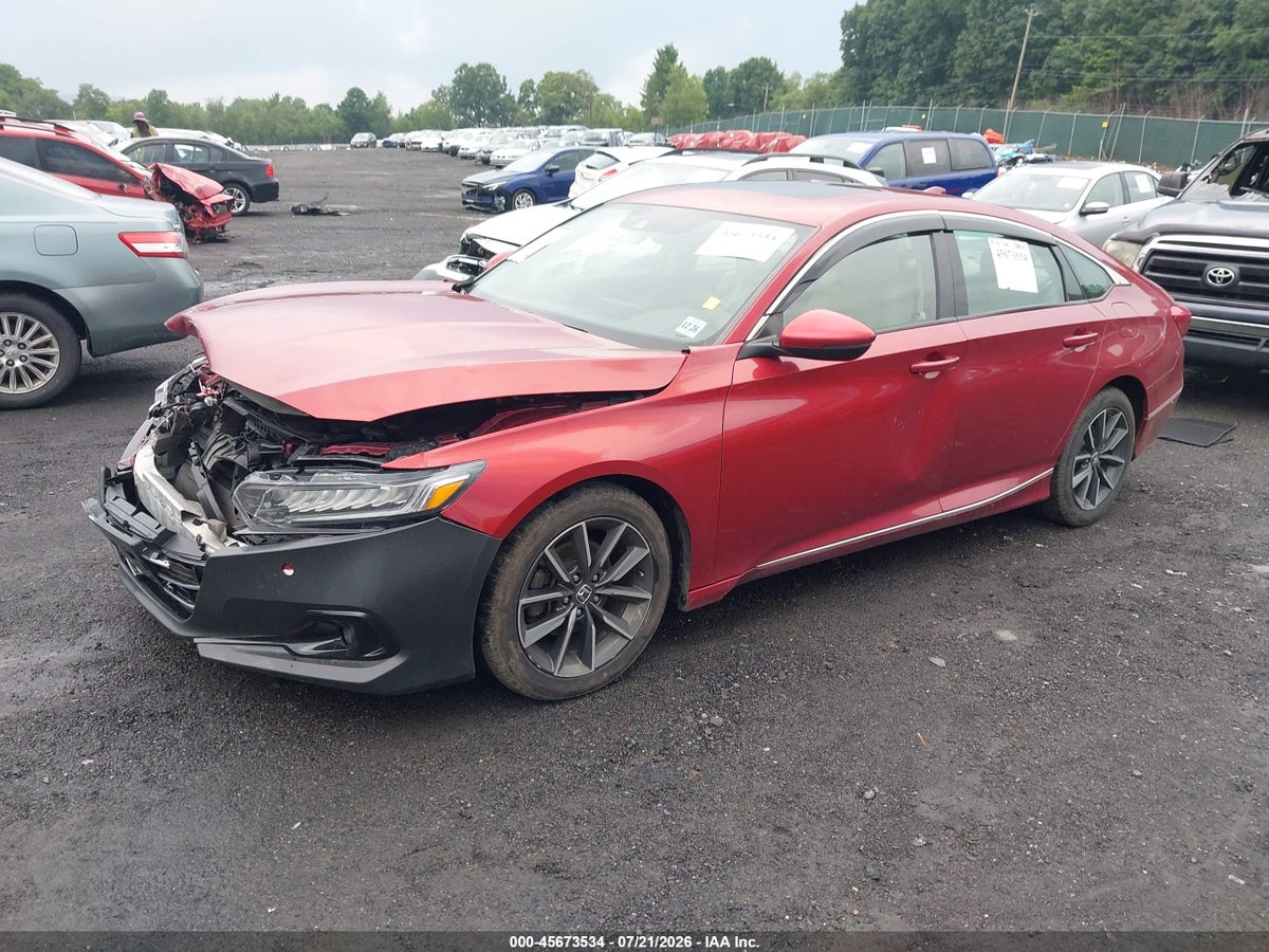 2022 HONDA ACCORD EX-L — снимка 2