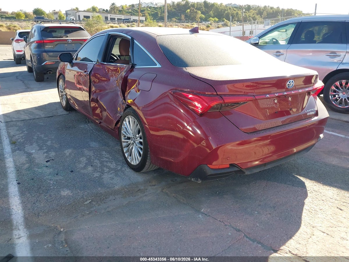2019 TOYOTA AVALON HYBRID LIMITED — снимка 3
