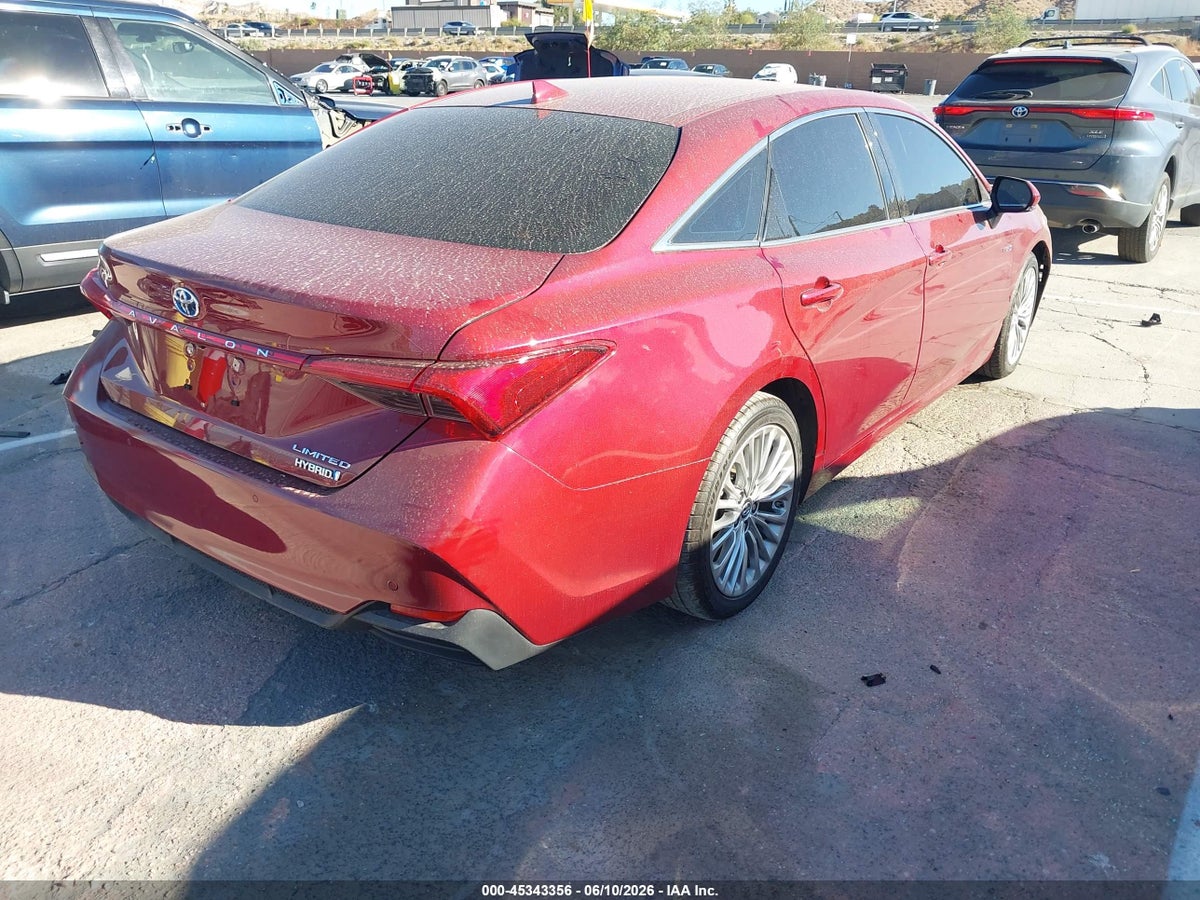 2019 TOYOTA AVALON HYBRID LIMITED — снимка 4