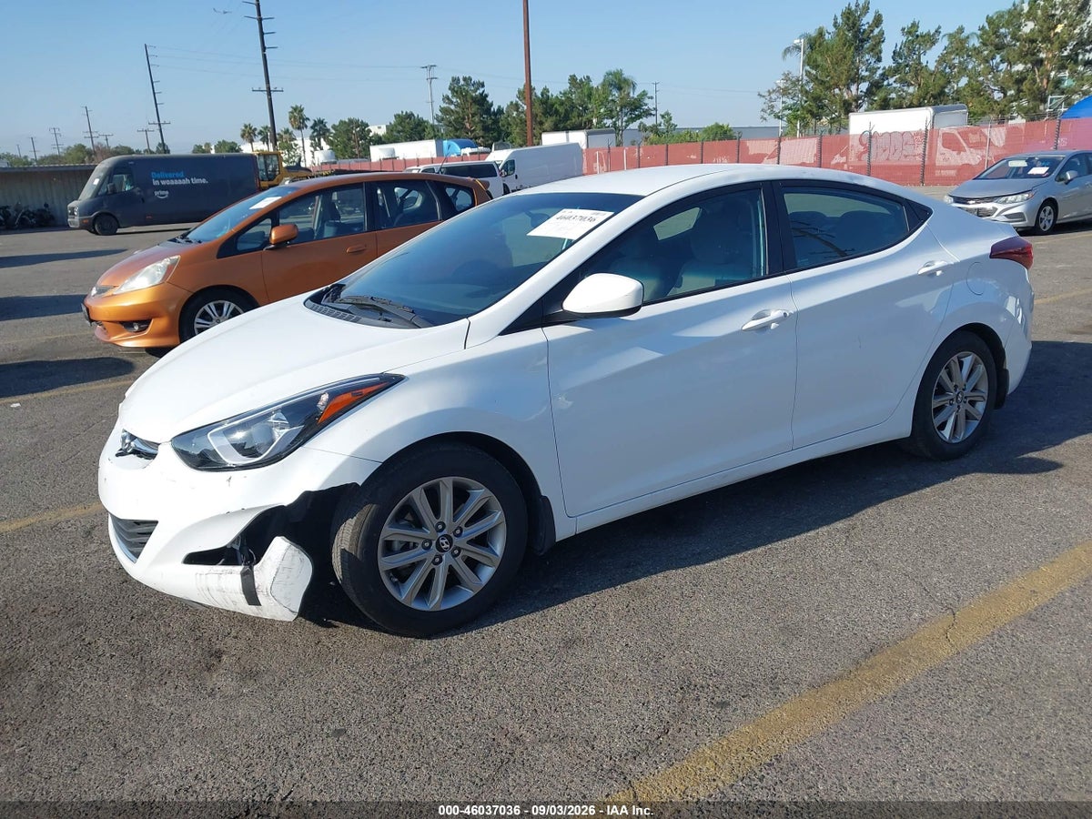 2016 HYUNDAI ELANTRA SE — снимка 2