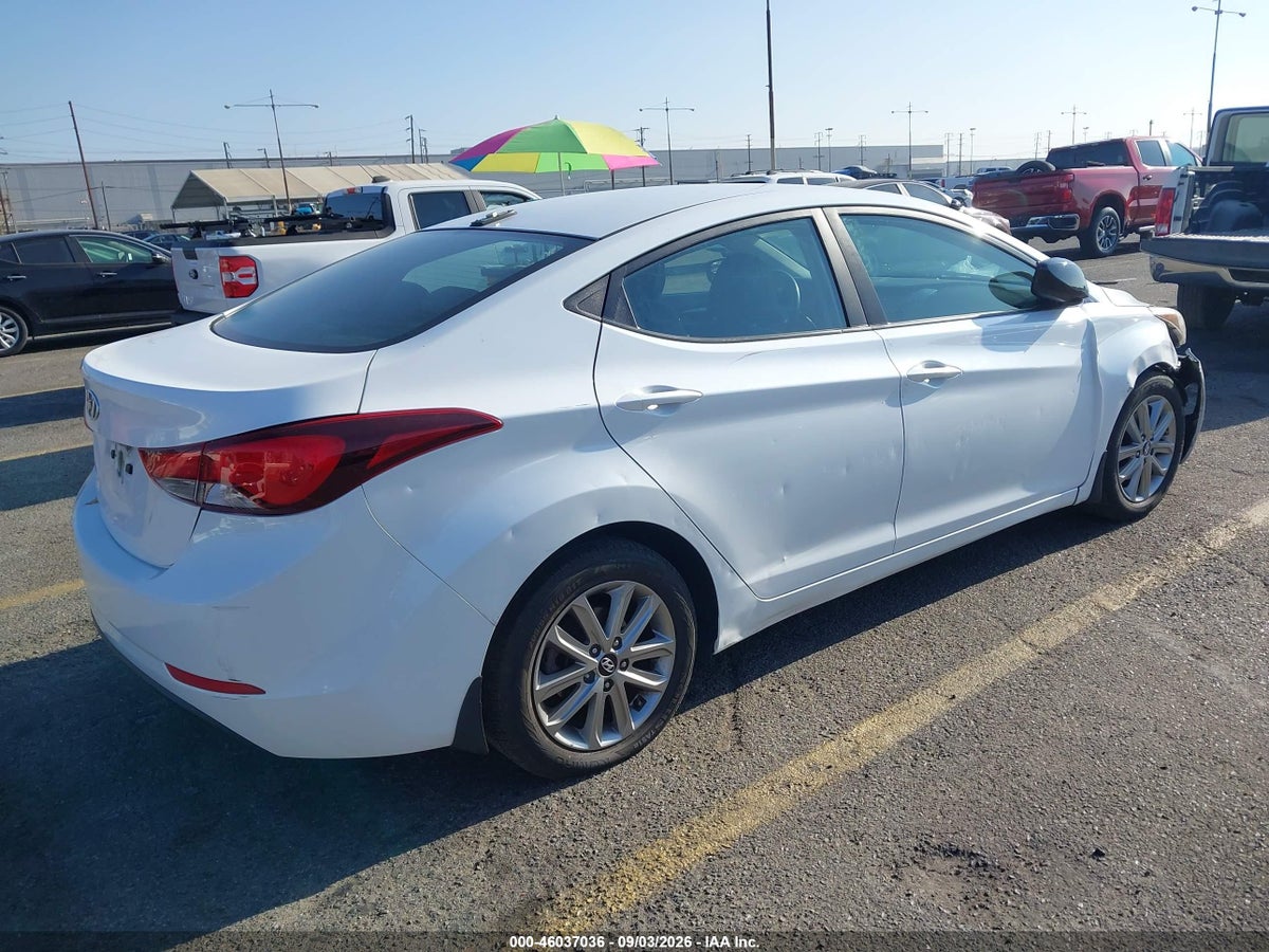 2016 HYUNDAI ELANTRA SE — снимка 4