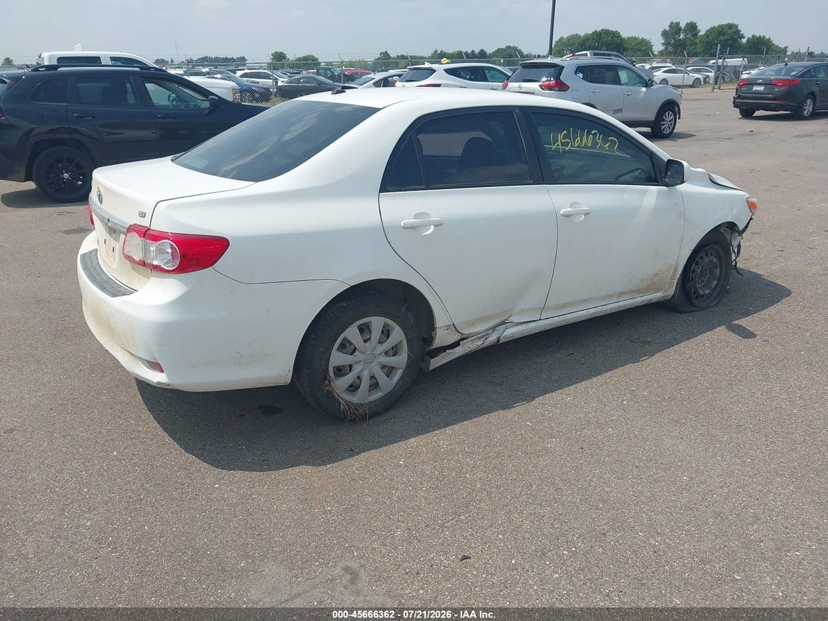 2011 TOYOTA COROLLA LE — снимка 4