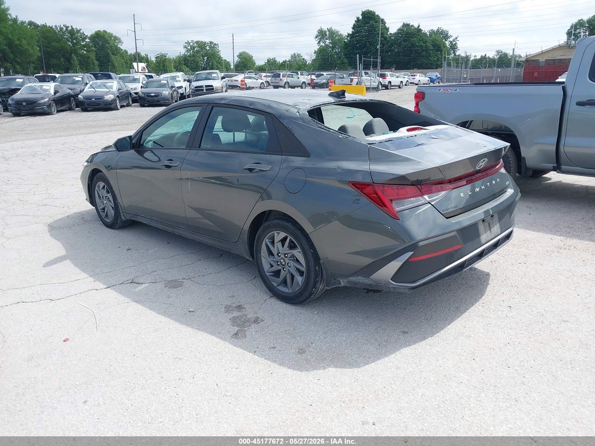 2024 HYUNDAI ELANTRA HYBRID BLUE — снимка 3