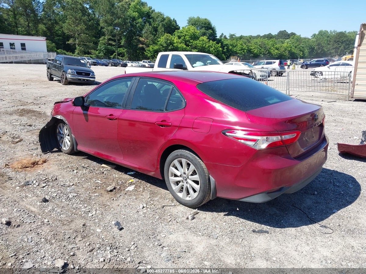 2018 TOYOTA CAMRY LE — снимка 3