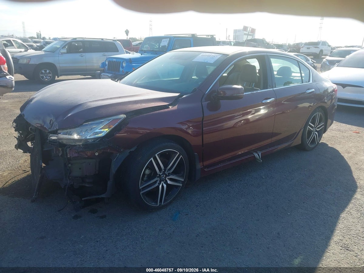 2017 HONDA ACCORD TOURING V6 — снимка 2