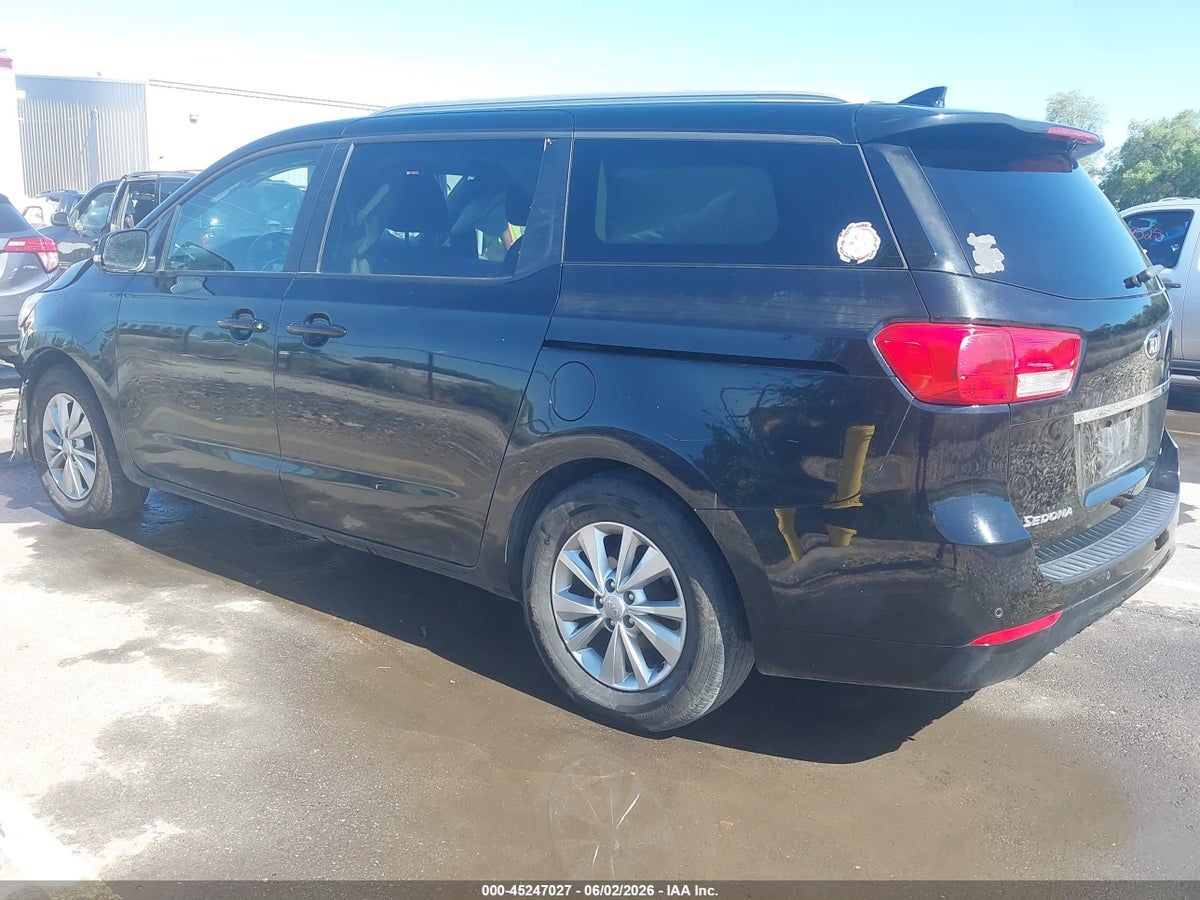 2017 KIA SEDONA LX — снимка 3