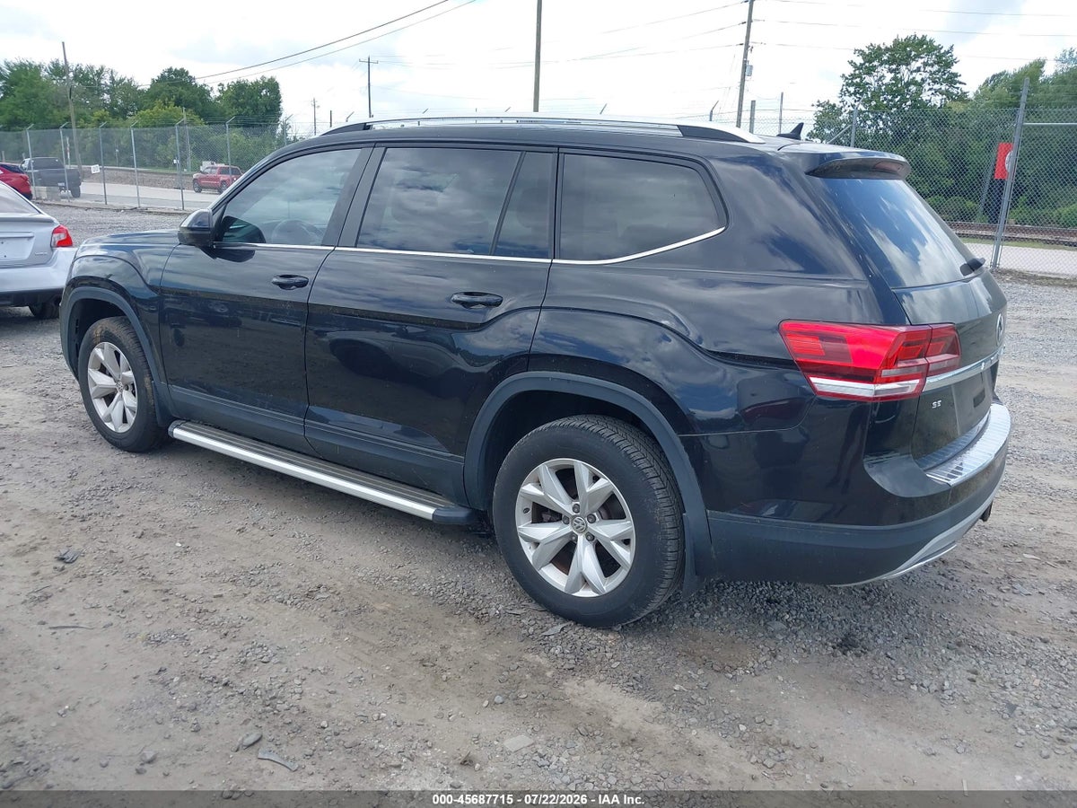 2018 VOLKSWAGEN ATLAS 3.6L V6 SE — снимка 3