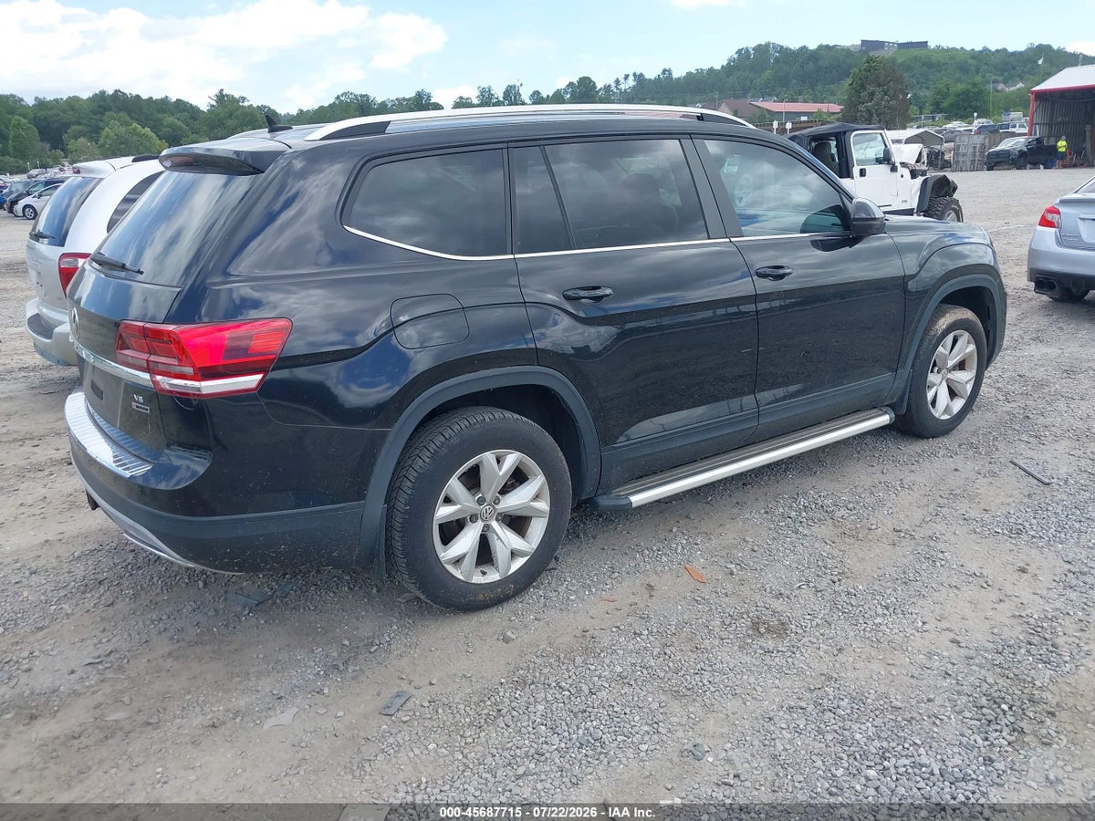 2018 VOLKSWAGEN ATLAS 3.6L V6 SE — снимка 4
