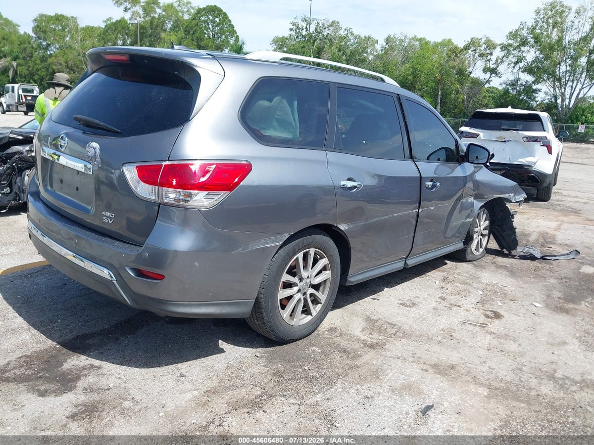 2016 NISSAN PATHFINDER PLATINUM/S/SL/SV — снимка 4