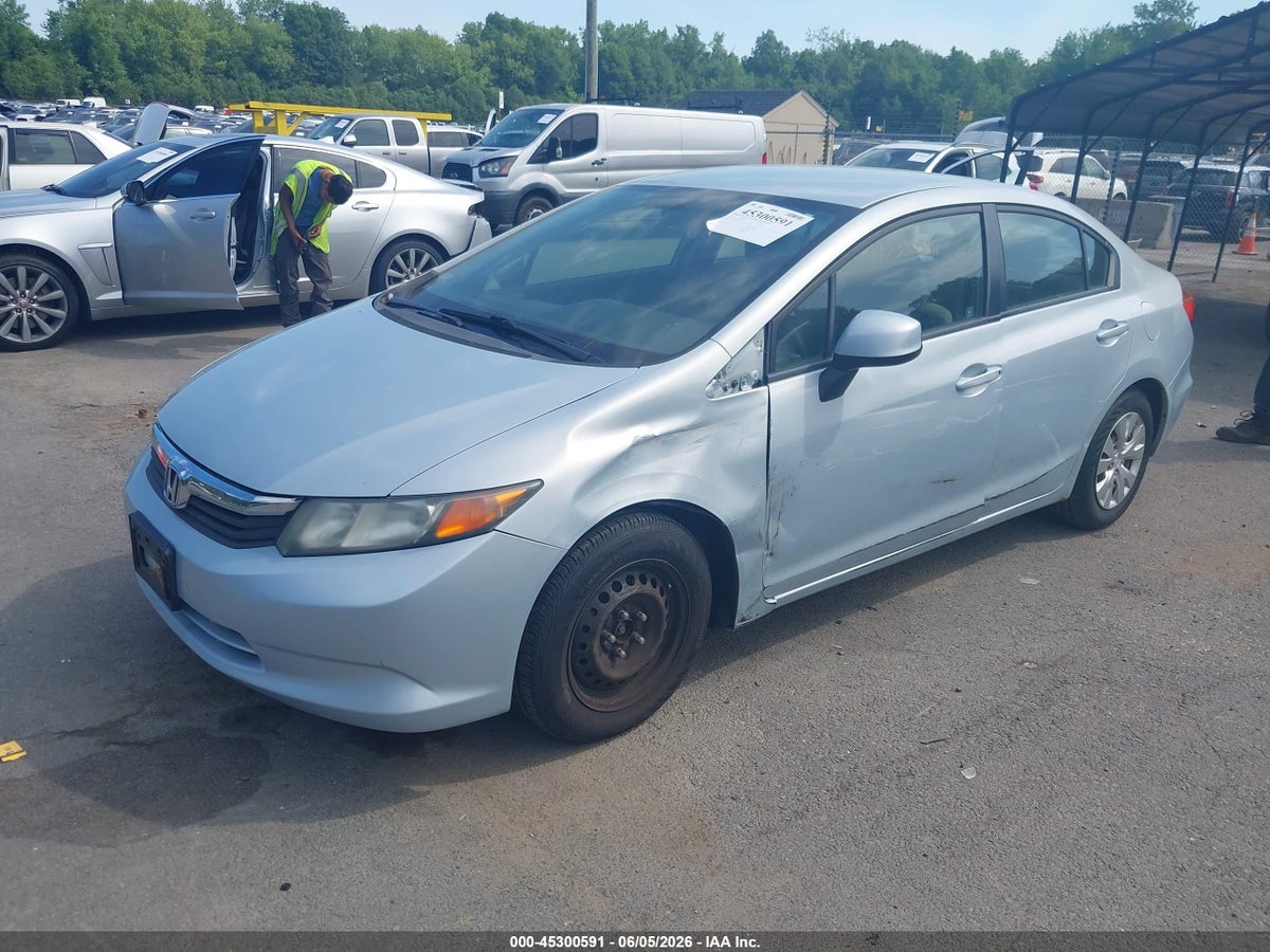 2012 HONDA CIVIC LX — снимка 2