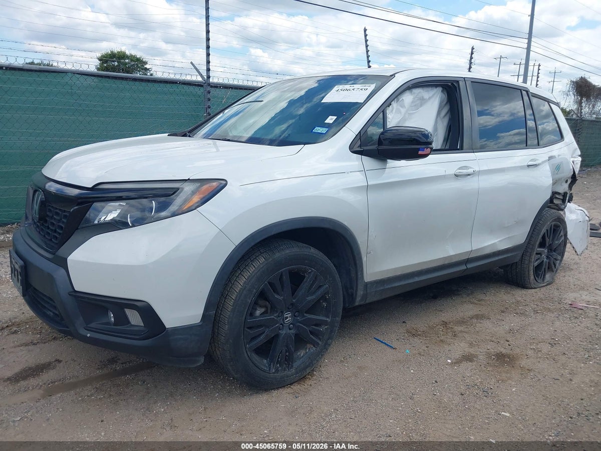 2021 HONDA PASSPORT 2WD SPORT — снимка 2