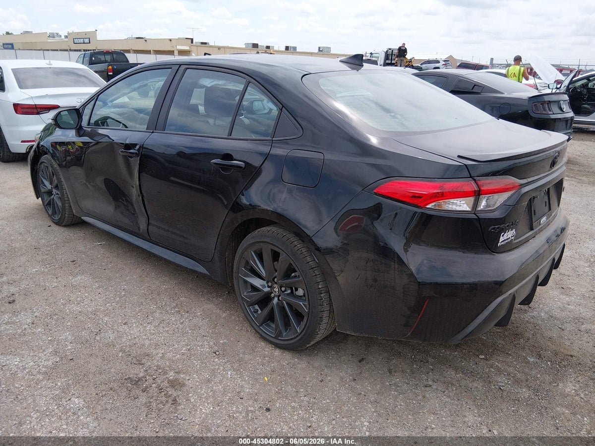 2025 TOYOTA COROLLA SE — снимка 3