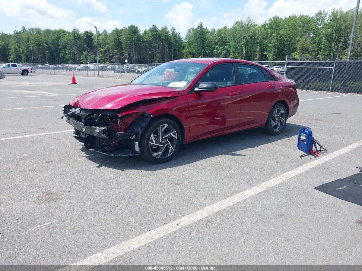 2025 HYUNDAI ELANTRA HYBRID SEL SPORT — снимка 2