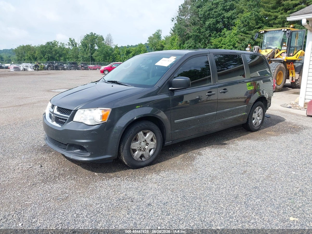 2012 DODGE GRAND CARAVAN SE/AVP — снимка 2