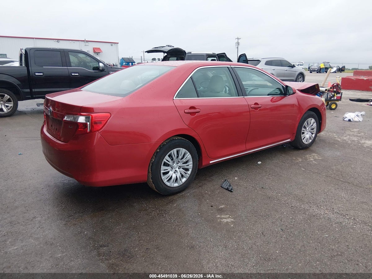2012 TOYOTA CAMRY LE — снимка 4