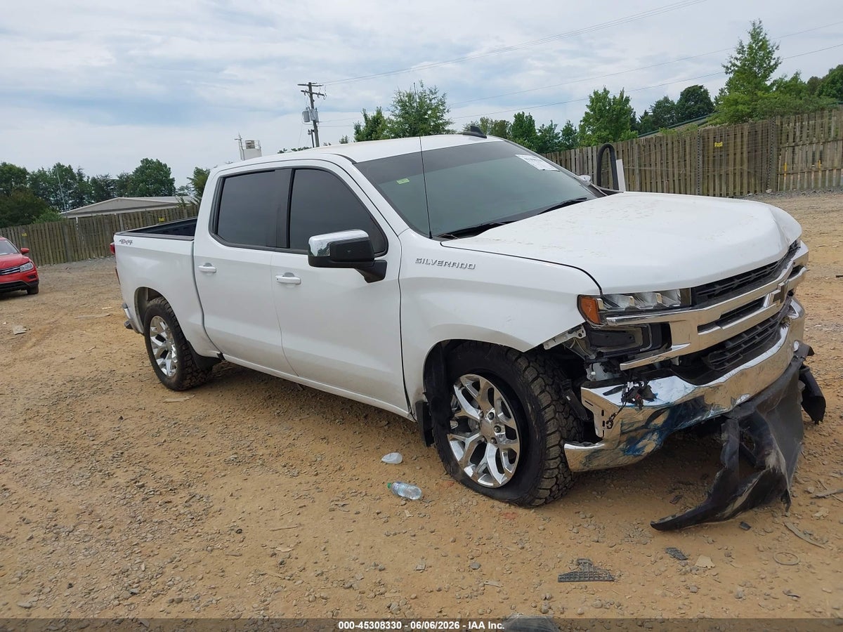 2021 CHEVROLET SILVERADO 1500 4WD SHORT BED LT