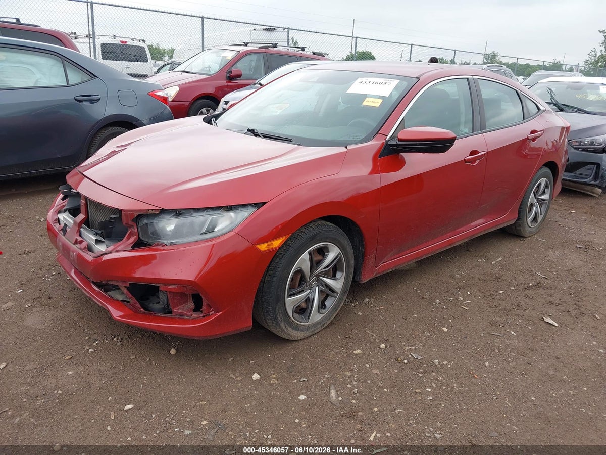 2019 HONDA CIVIC LX — снимка 2