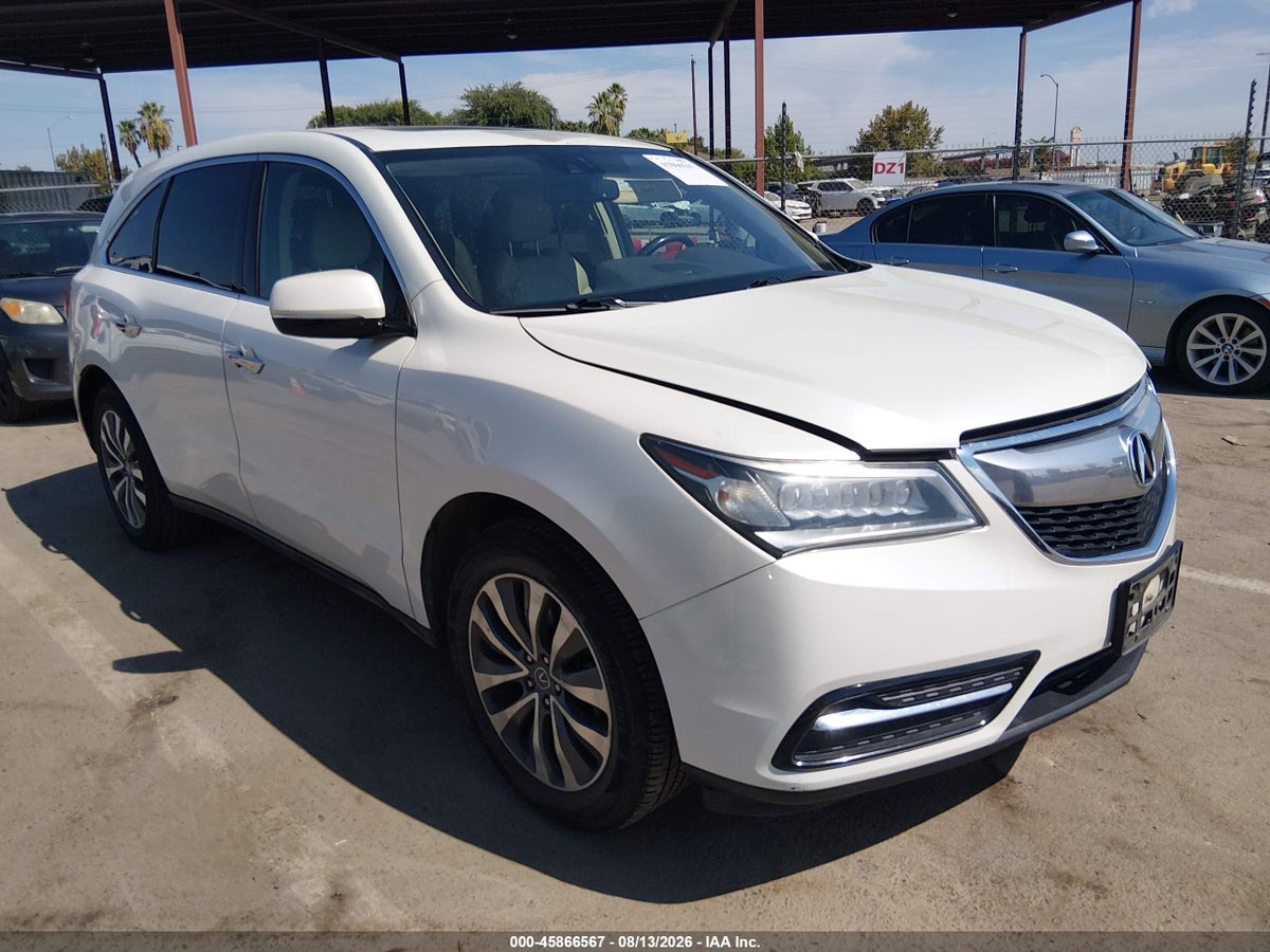 2015 ACURA MDX TECHNOLOGY PACKAGE