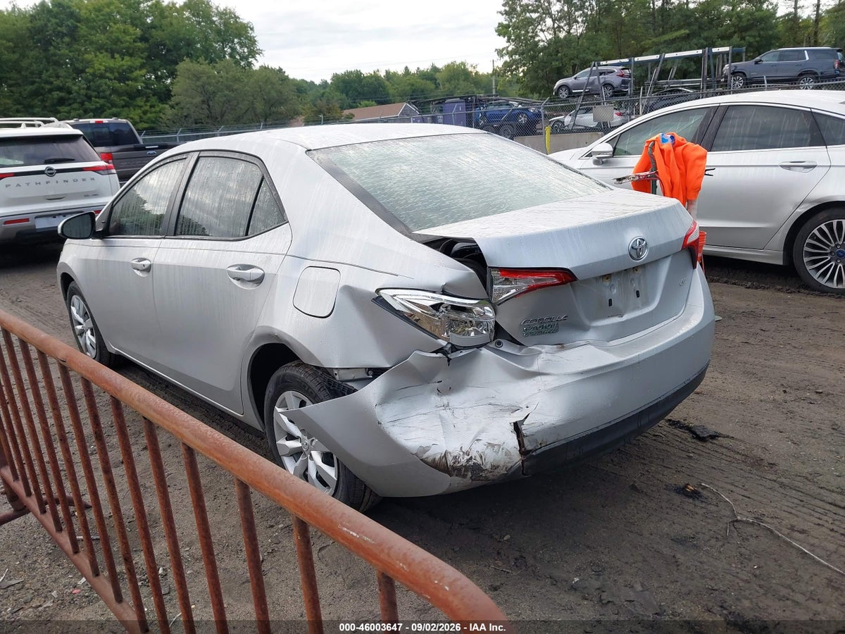 2016 TOYOTA COROLLA LE — снимка 3