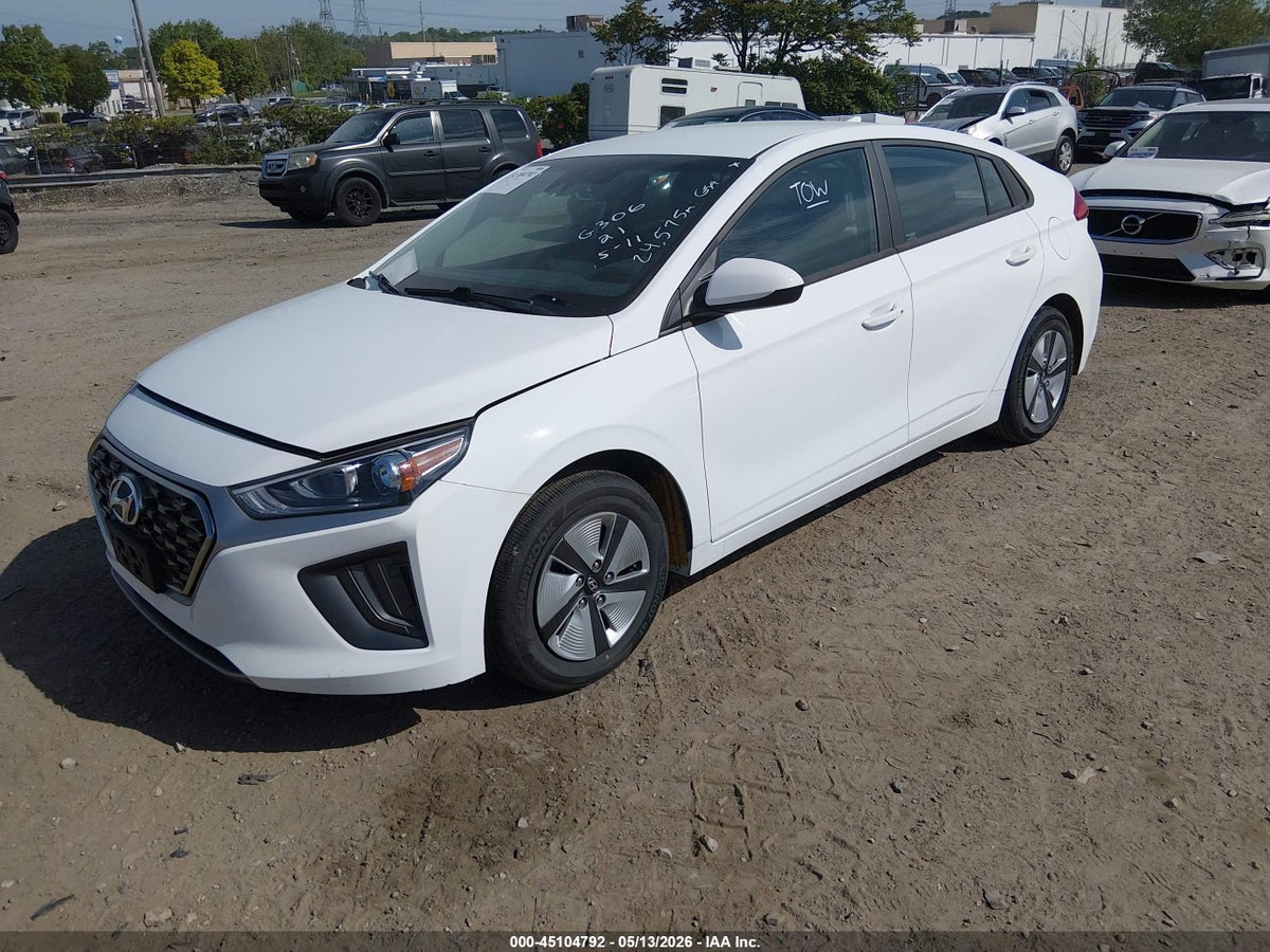 2021 HYUNDAI IONIQ HYBRID BLUE — снимка 2