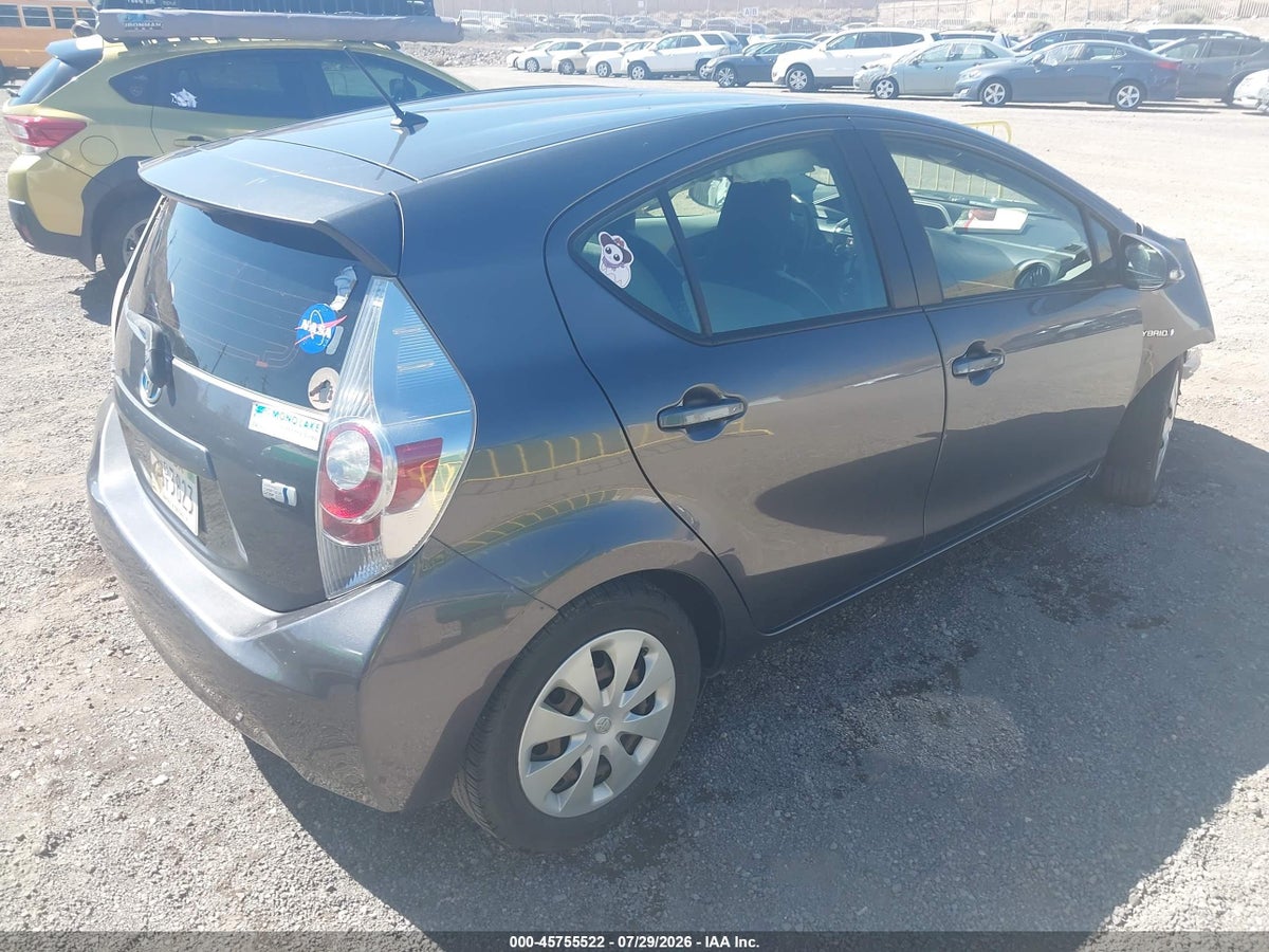 2014 TOYOTA PRIUS C ONE — снимка 4