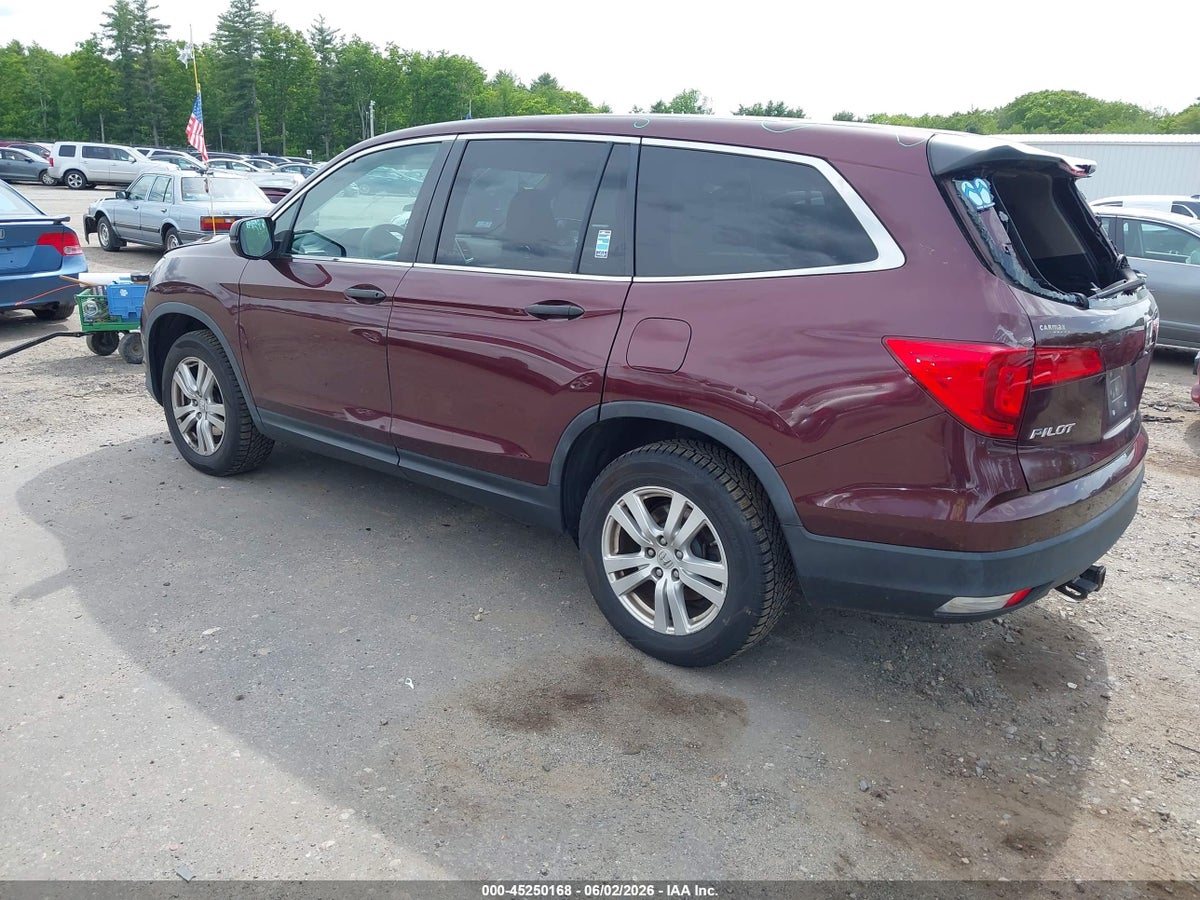 2016 HONDA PILOT LX — снимка 3