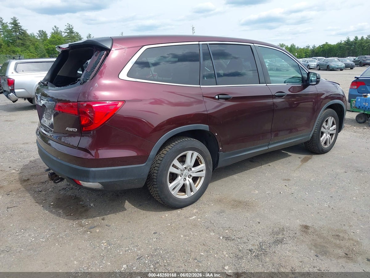 2016 HONDA PILOT LX — снимка 4