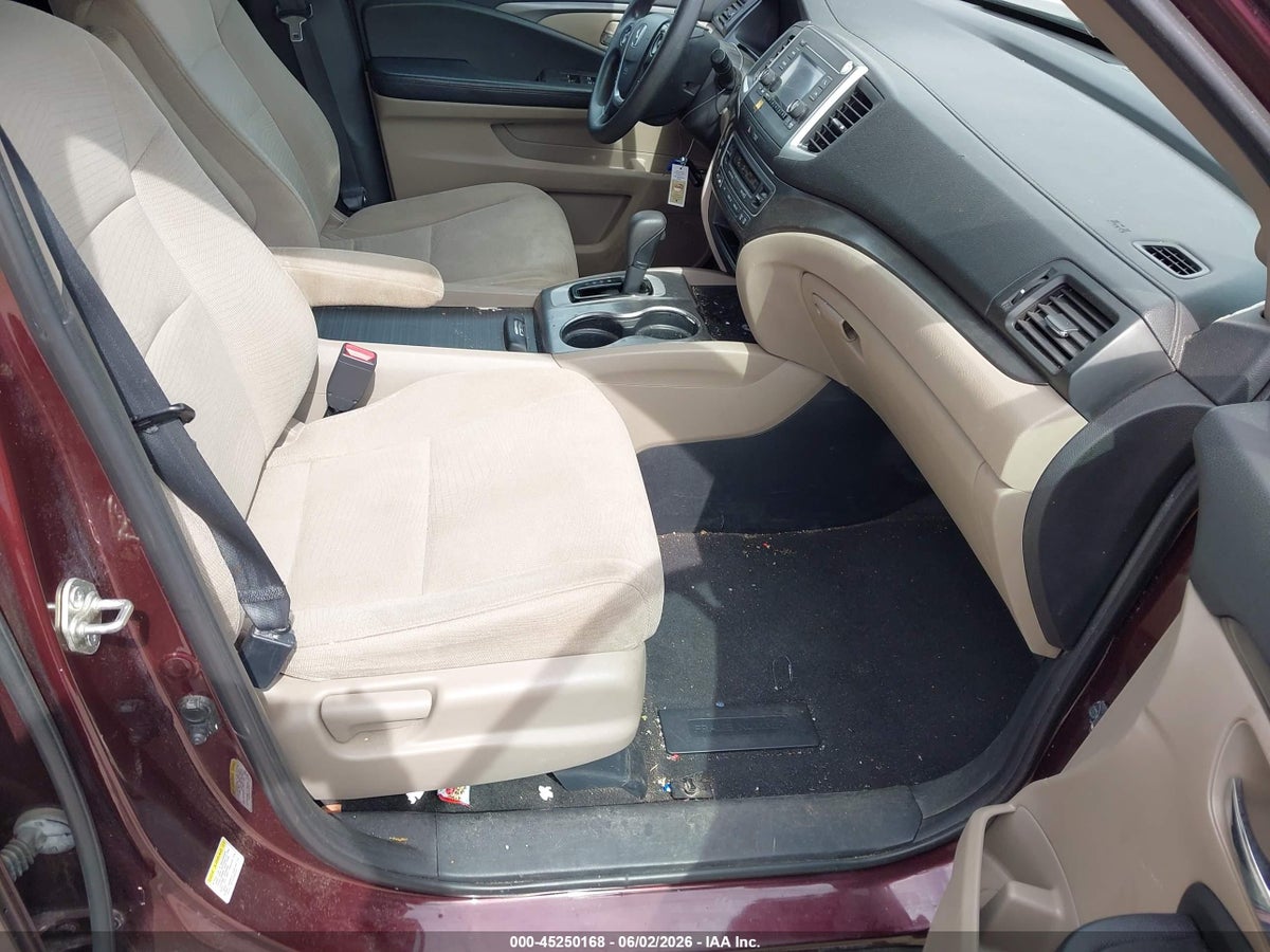 2016 HONDA PILOT LX — снимка 5