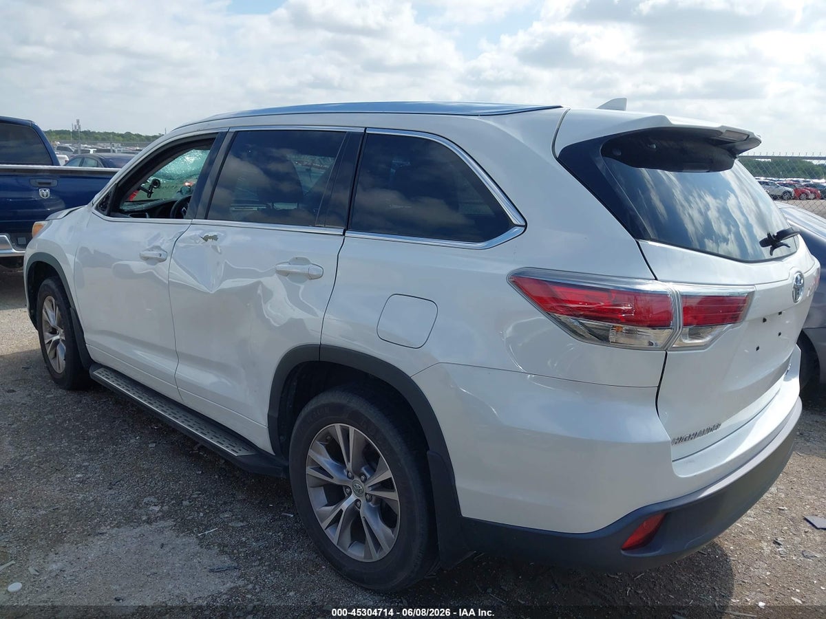 2015 TOYOTA HIGHLANDER XLE V6 — снимка 3