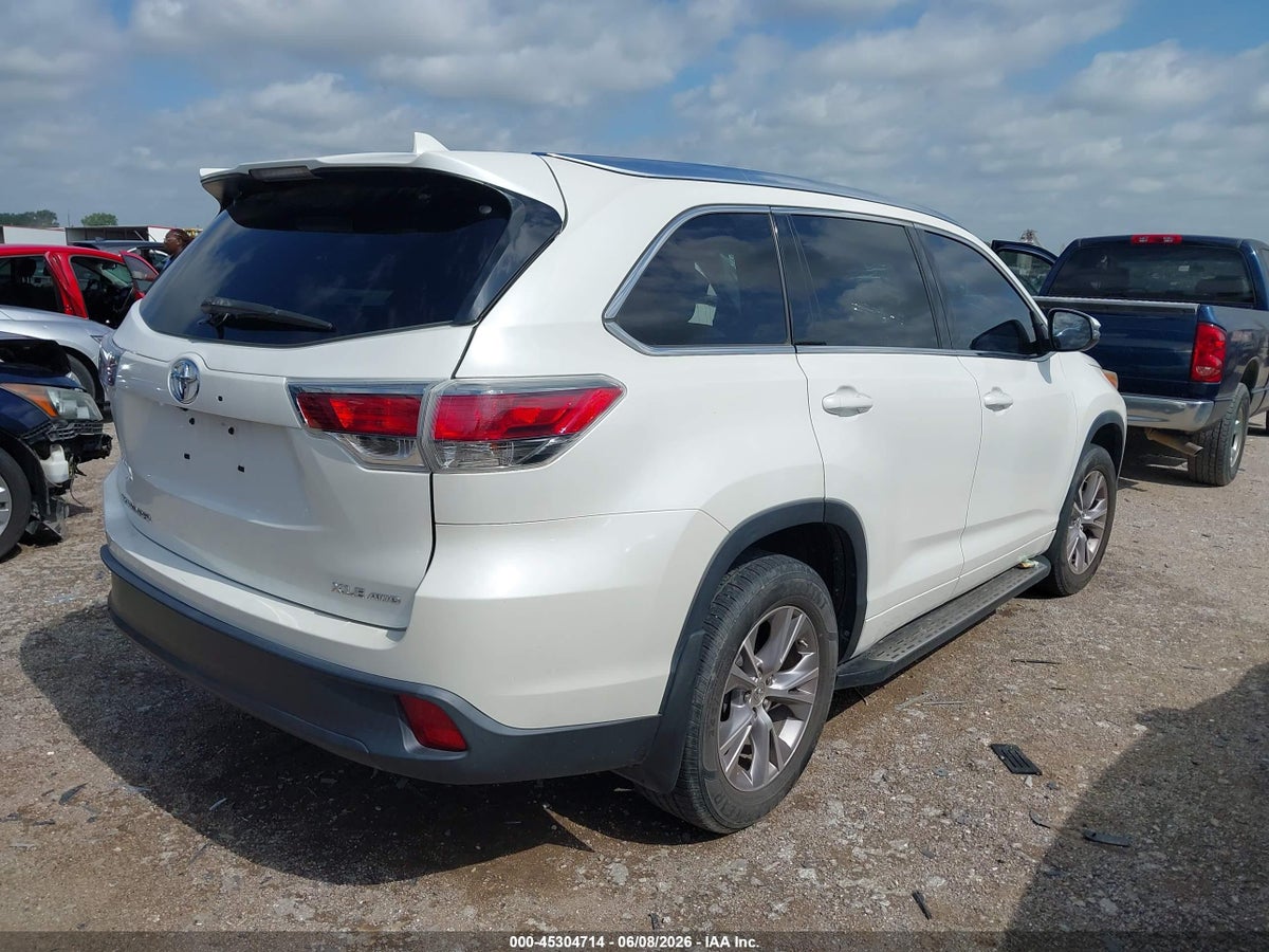 2015 TOYOTA HIGHLANDER XLE V6 — снимка 4