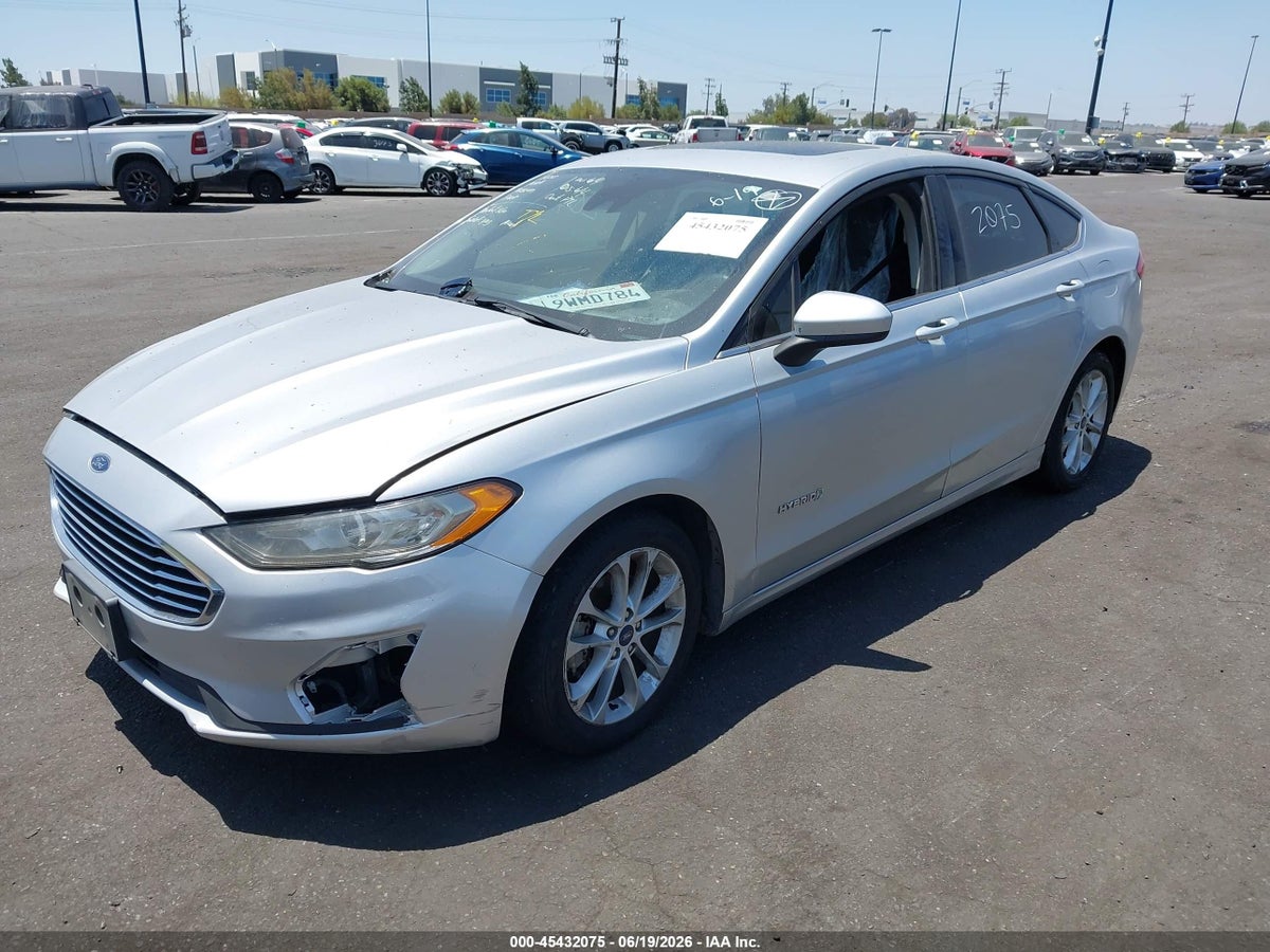 2019 FORD FUSION HYBRID SE — снимка 2
