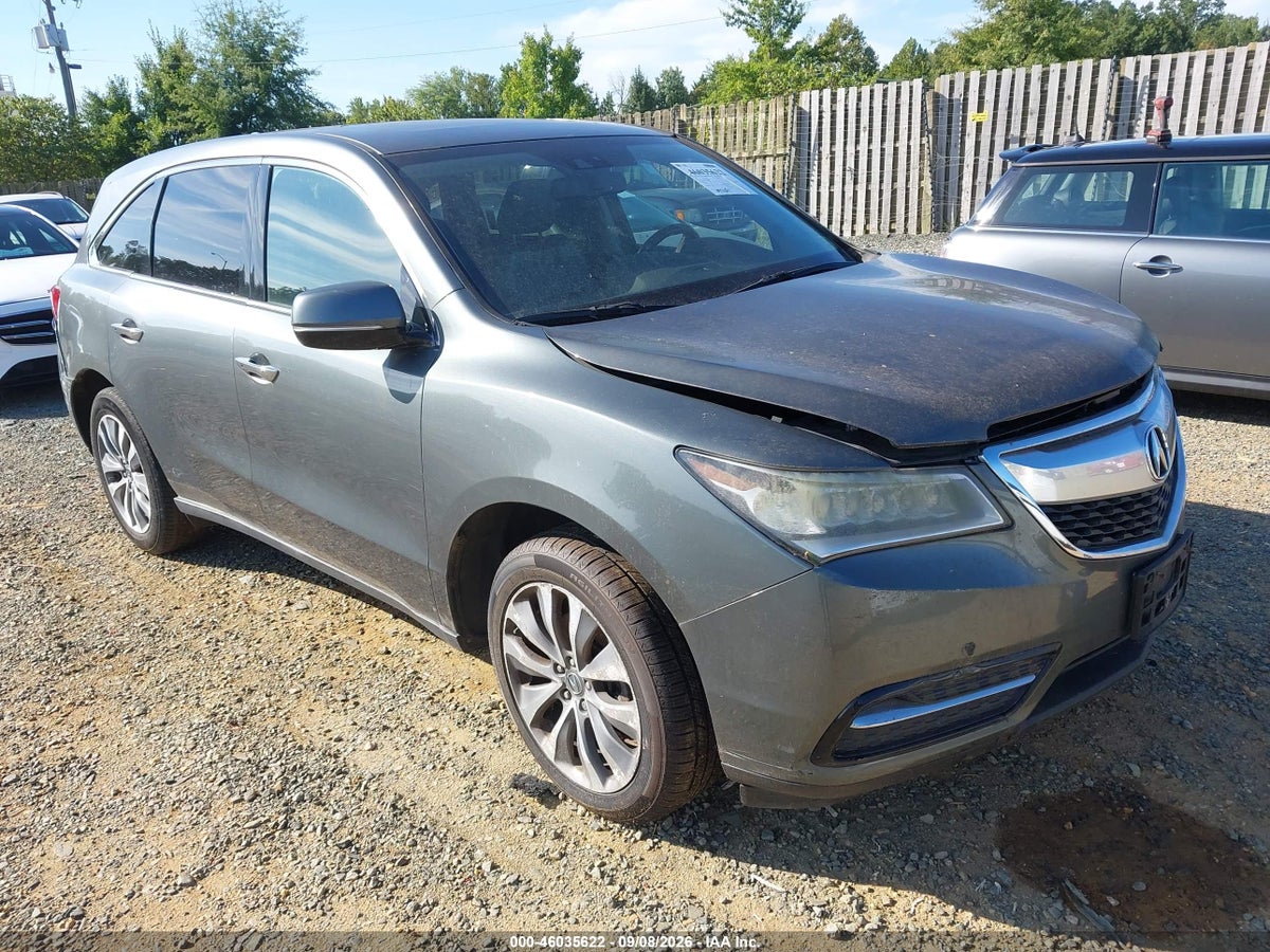 2014 ACURA MDX TECHNOLOGY PACKAGE