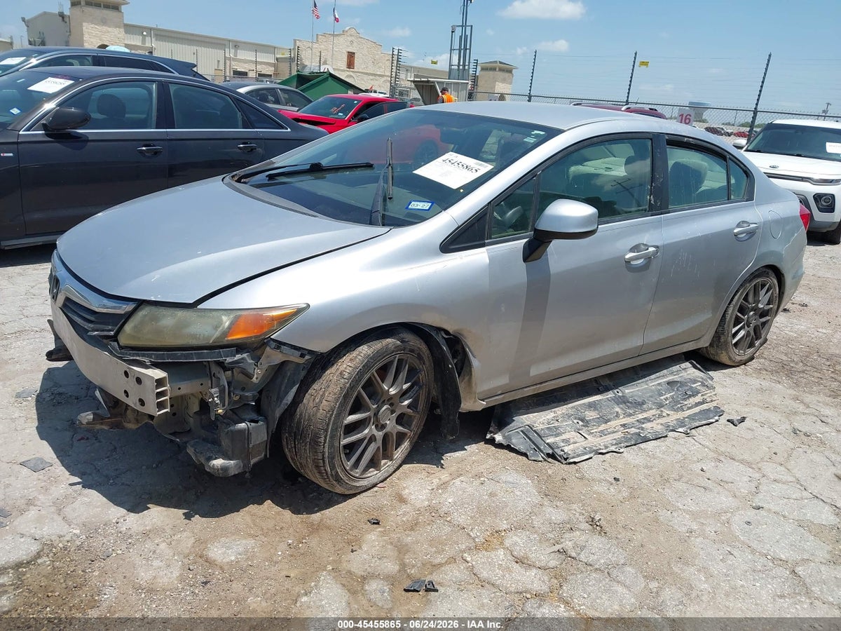 2012 HONDA CIVIC LX — снимка 2