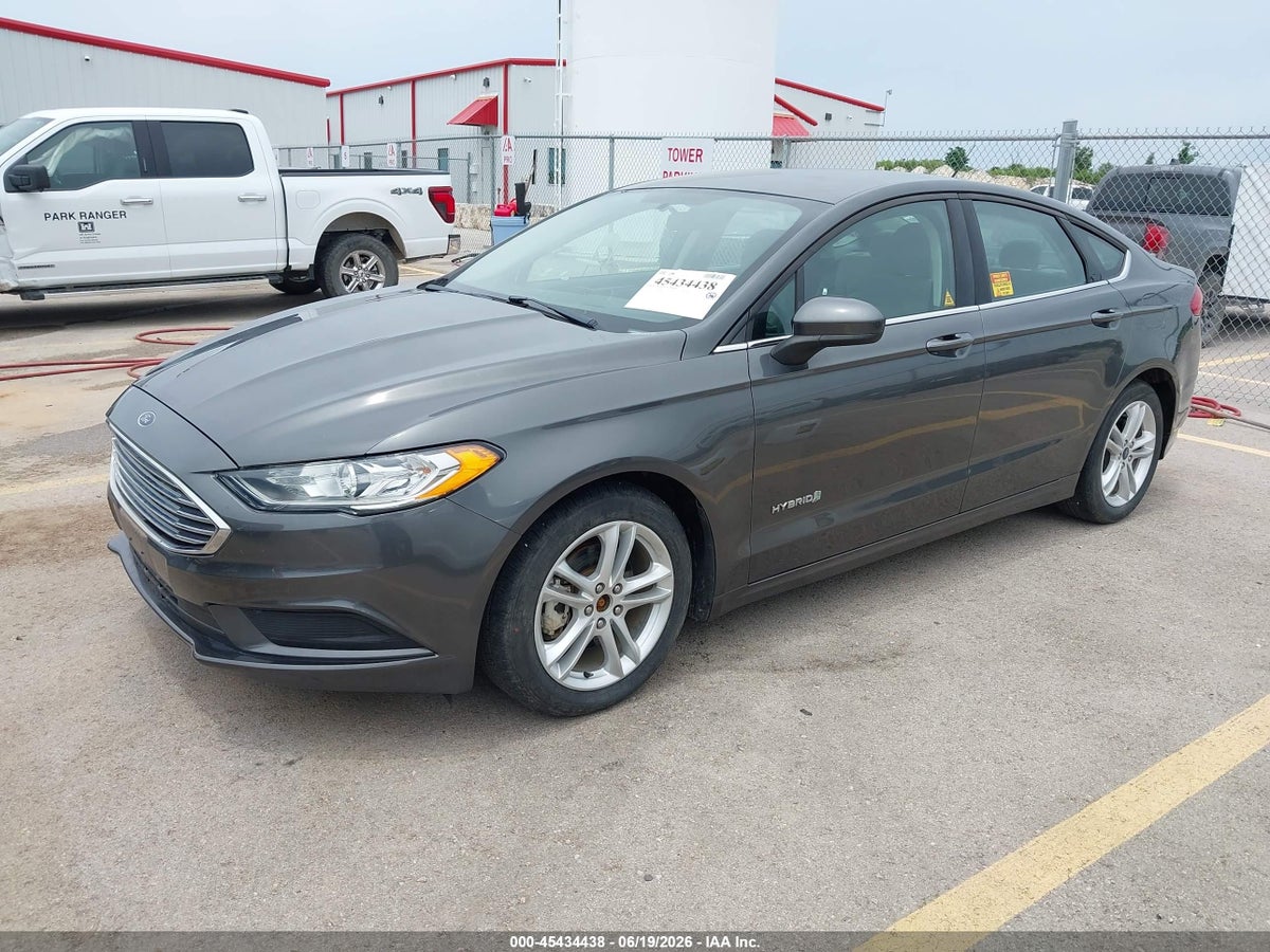 2018 FORD FUSION HYBRID S — снимка 2