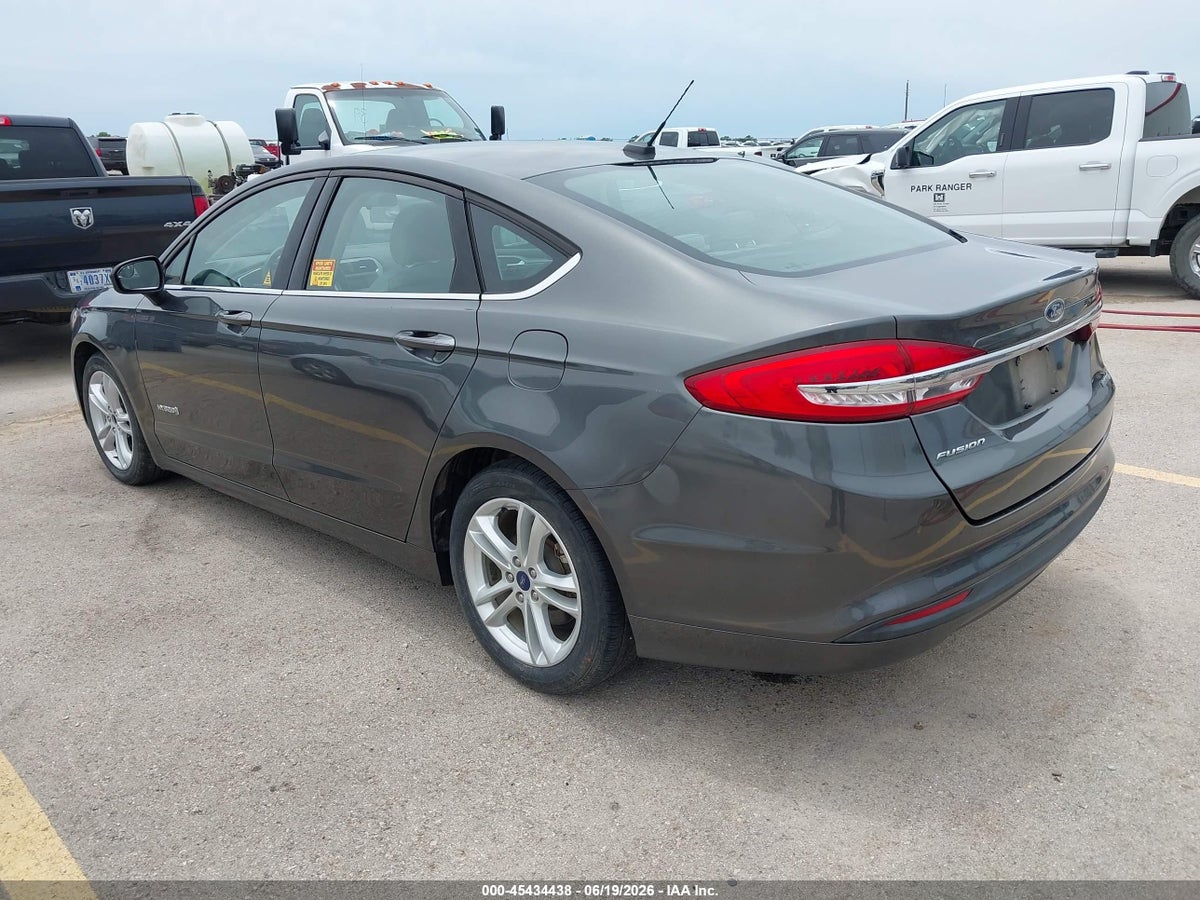 2018 FORD FUSION HYBRID S — снимка 3