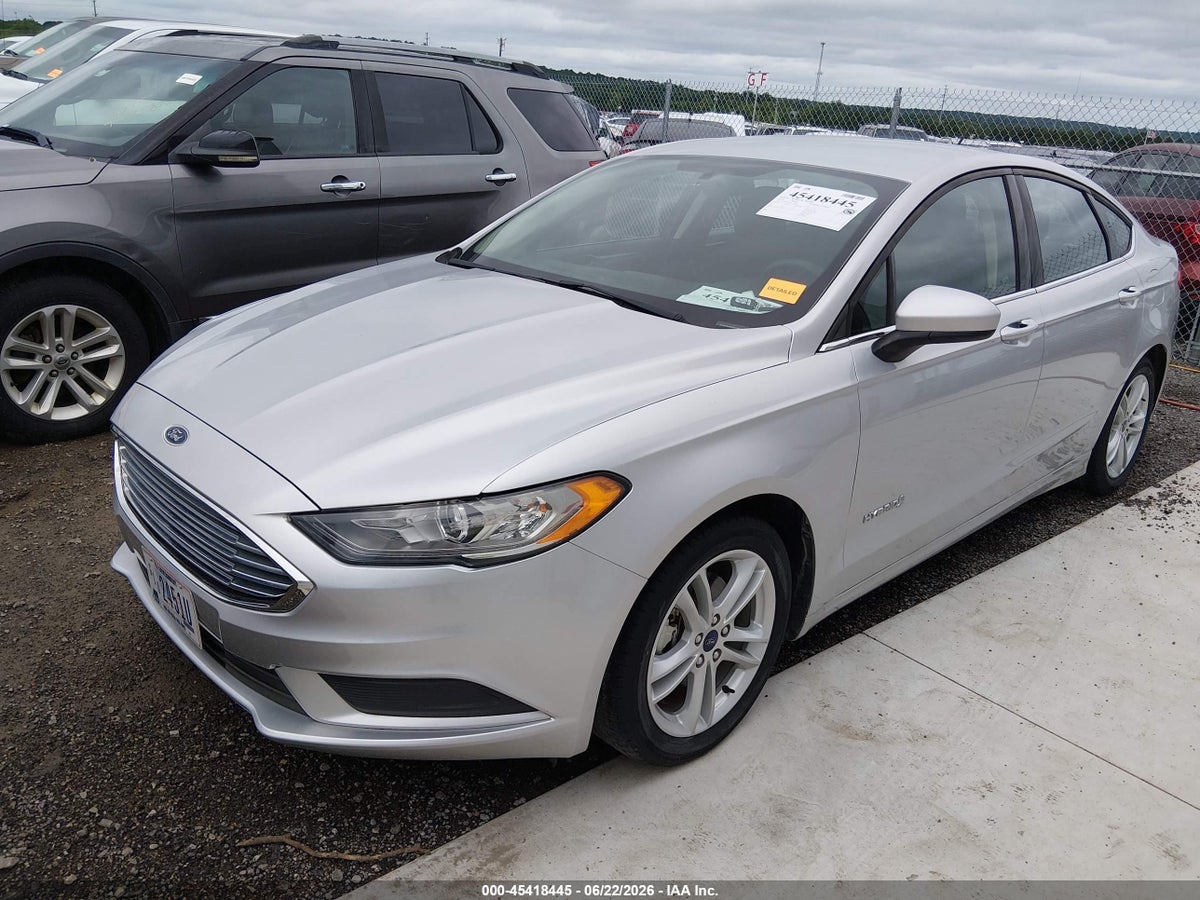 2018 FORD FUSION HYBRID SE — снимка 2