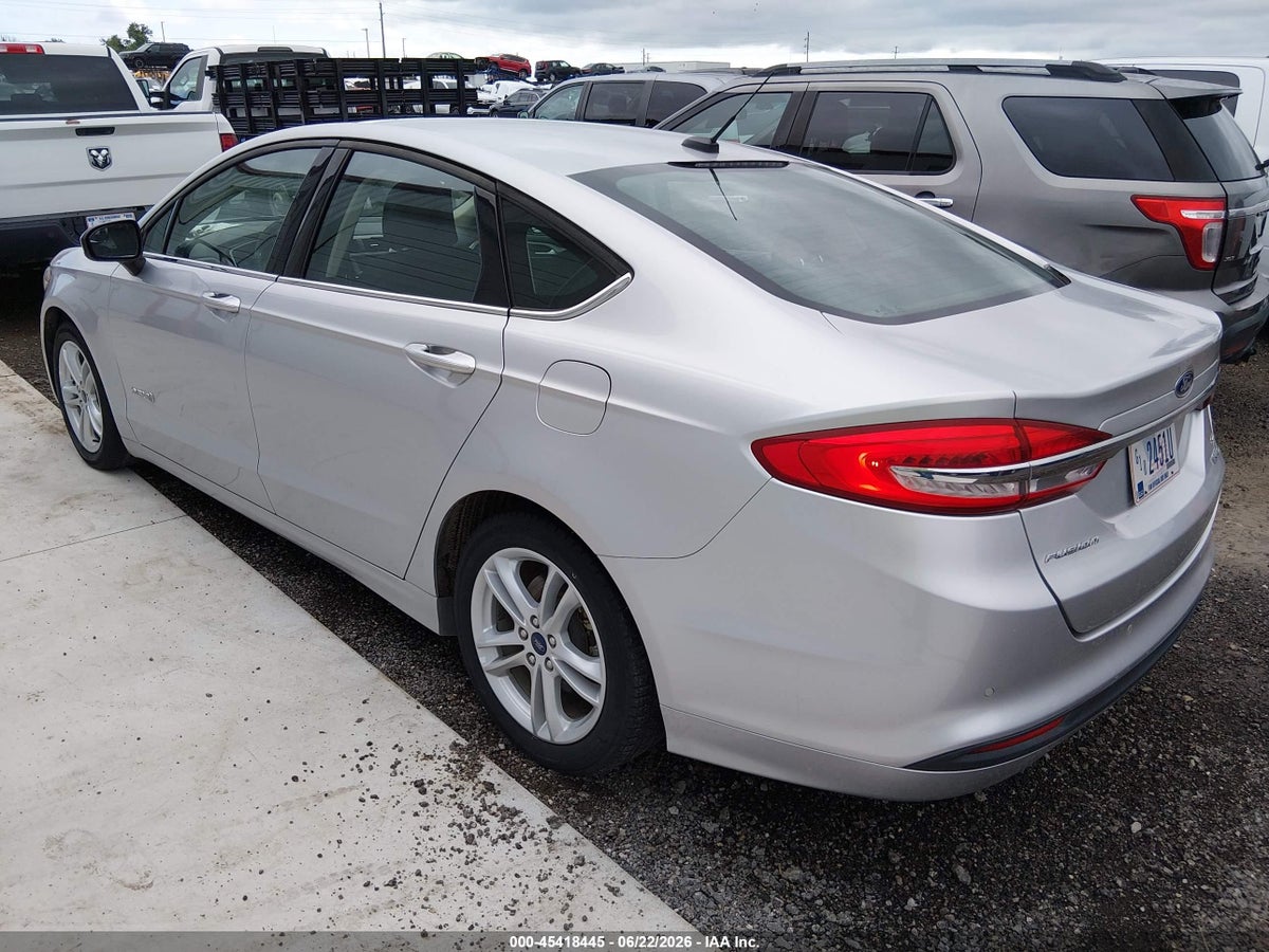 2018 FORD FUSION HYBRID SE — снимка 3