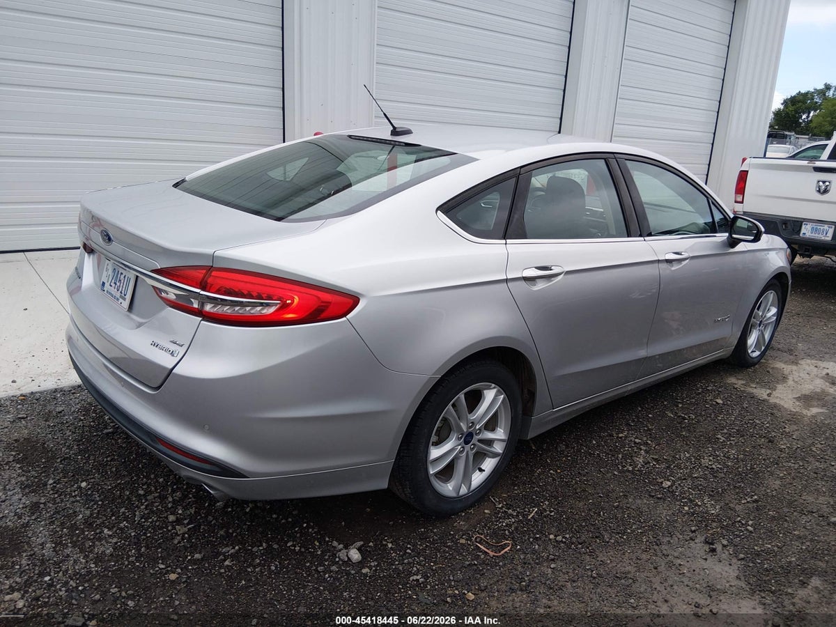 2018 FORD FUSION HYBRID SE — снимка 4