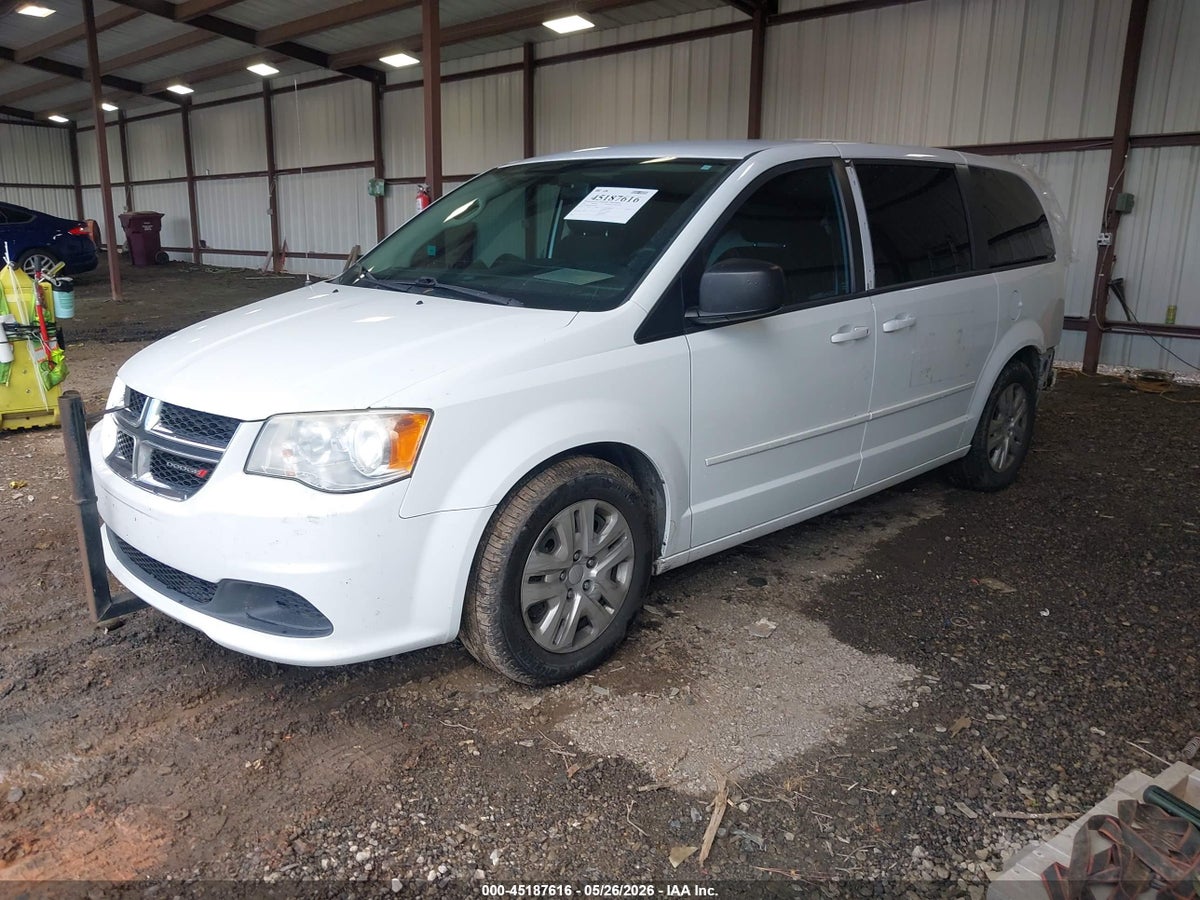 2016 DODGE GRAND CARAVAN SE — снимка 2