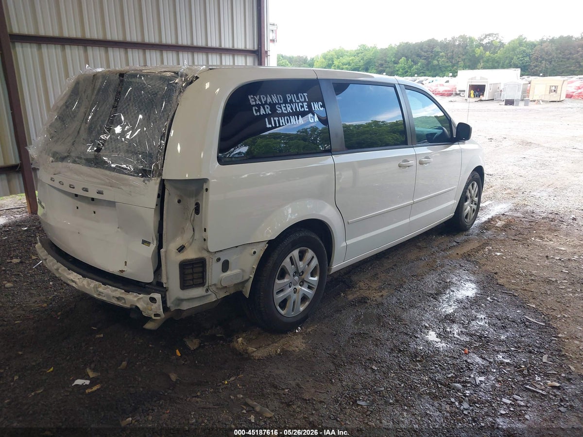 2016 DODGE GRAND CARAVAN SE — снимка 4