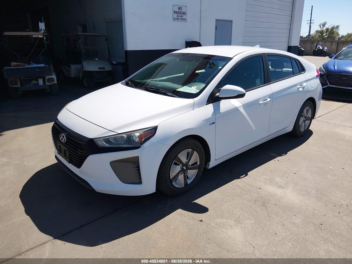 2019 HYUNDAI IONIQ HYBRID BLUE — снимка 2