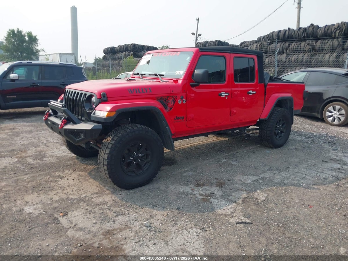 2022 JEEP GLADIATOR WILLYS 4X4 — снимка 2