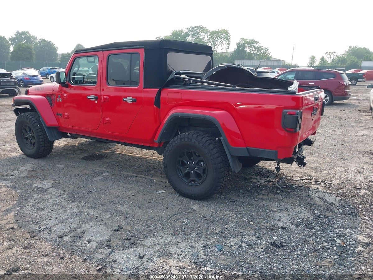 2022 JEEP GLADIATOR WILLYS 4X4 — снимка 3