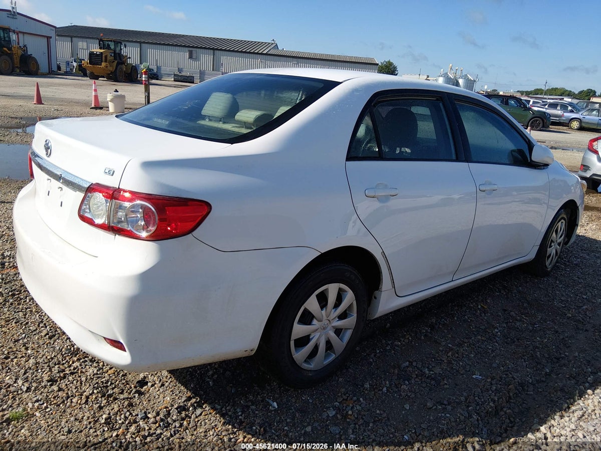 2011 TOYOTA COROLLA LE — снимка 4