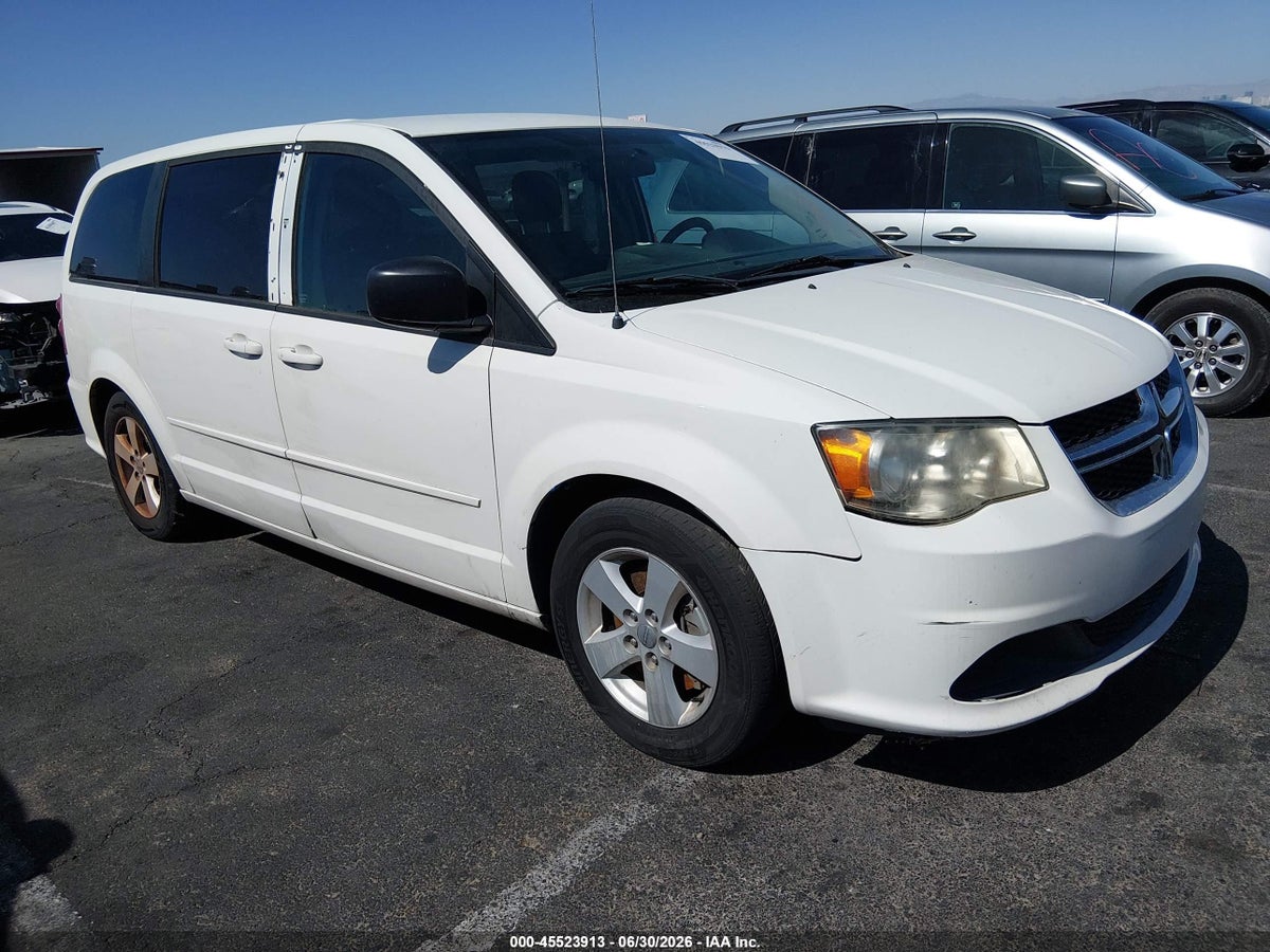 2013 DODGE GRAND CARAVAN SE