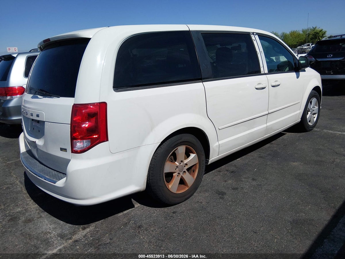 2013 DODGE GRAND CARAVAN SE — снимка 4