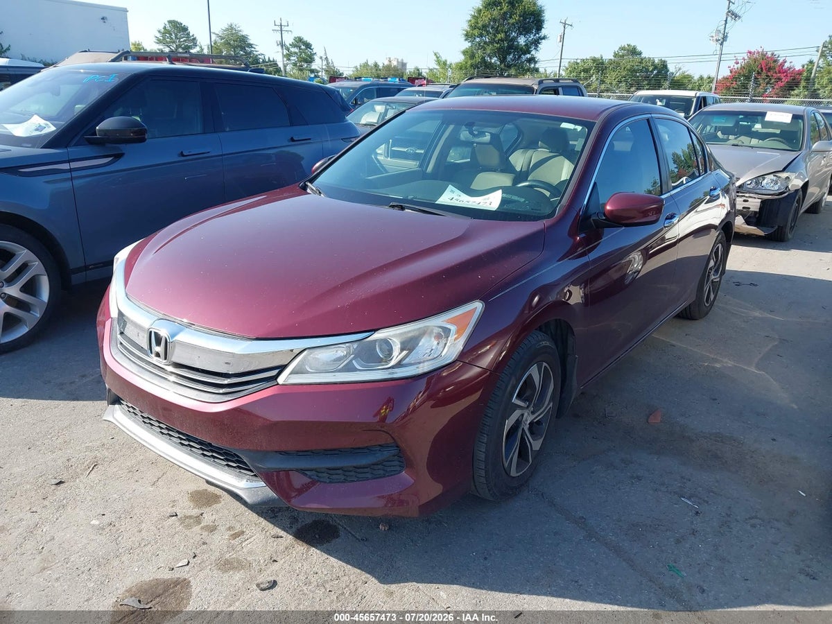 2017 HONDA ACCORD LX — снимка 2