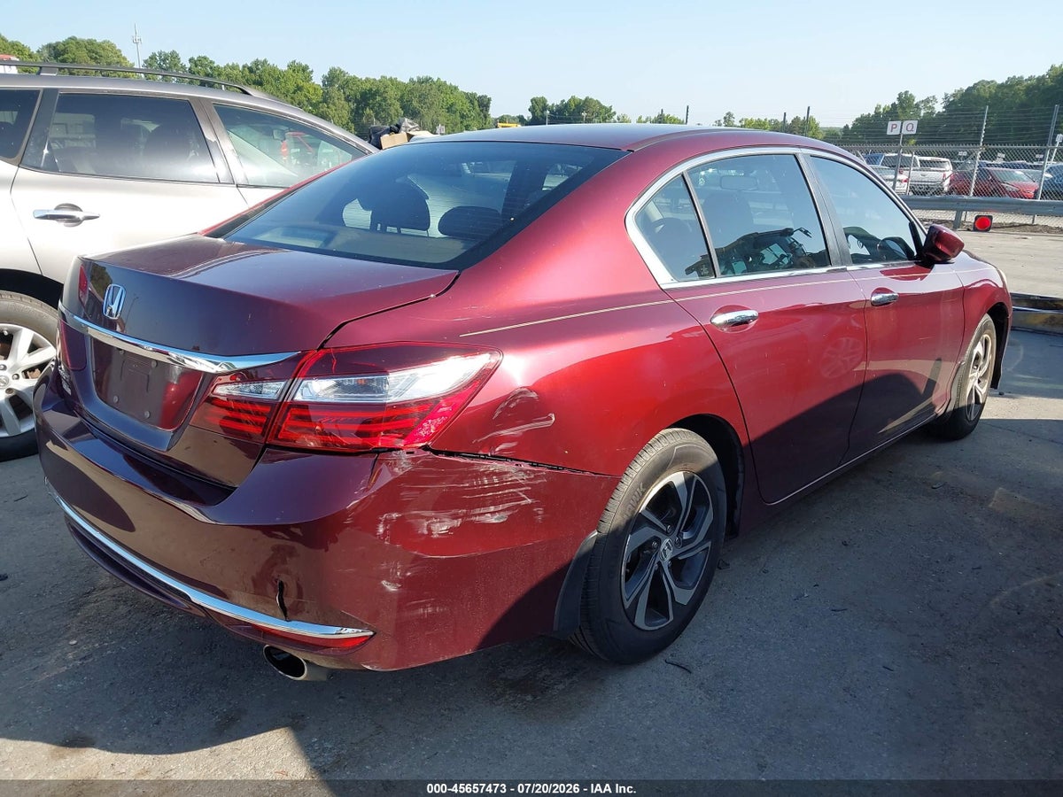 2017 HONDA ACCORD LX — снимка 4