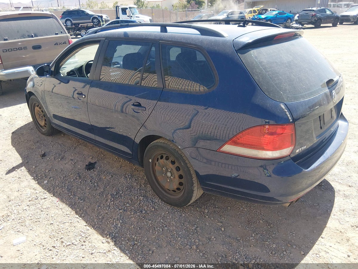 2011 VOLKSWAGEN JETTA SPORTWAGEN 2.5L S — снимка 3
